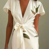 Judy | Abito Satin Bianco