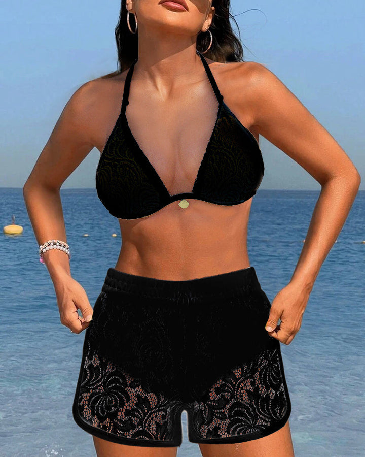 Laluna® | Set di bikini in pizzo elegante