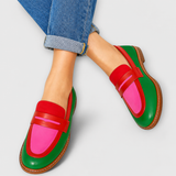 Nyla™ | Mocassini Casual a Contrasto