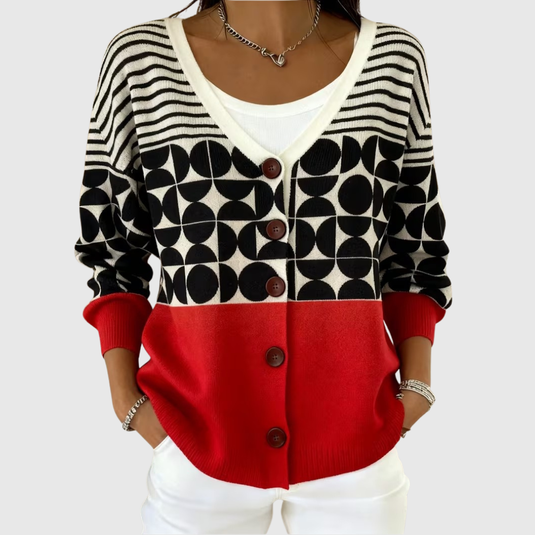 Cardigan in Maglia Confortevole con Bottoni