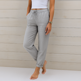 Maylora | Pantaloni in Lino Relax con Coulisse