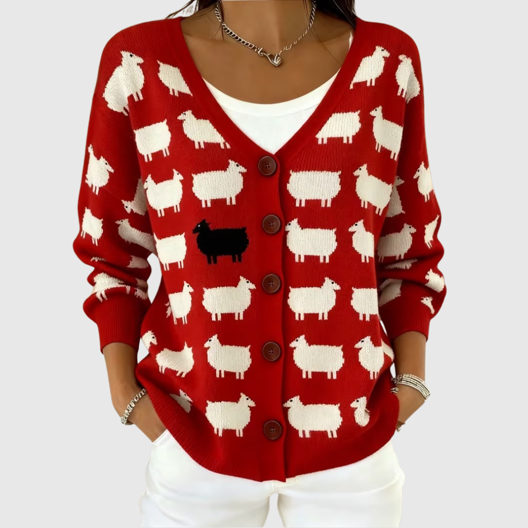 Cardigan in Maglia Confortevole con Bottoni