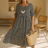 Noémie™ | Midi Abito Elegante Fluido