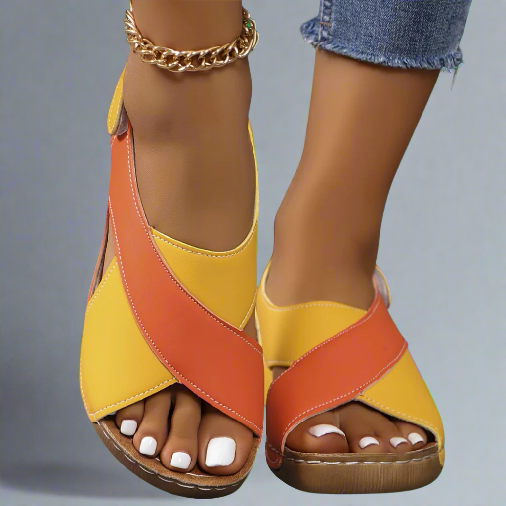 Kendra - Sandali Ortopedici Colorblock
