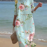 Keely | Sunset Bloom Dress