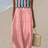 Abito Midi Pastello a Righe Lily™