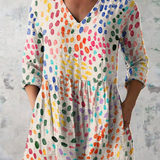 Bernadette | Blusa lunga con scollo a V
