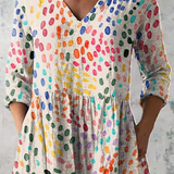 Bernadette | Blusa lunga con scollo a V