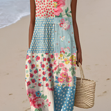 Anna™ Abito Midi Patchwork