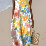 Ella™ Abito Midi Floreale Pastello