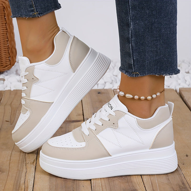 Chloé | Baskets Plateforme Élégantes