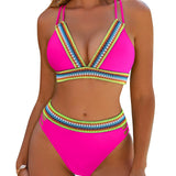 Stephanie | Bikini Contrasto Vita Alta