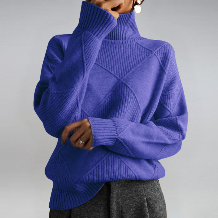 Lauren | Maglione in Cashmere Lussuoso con Collo Alto