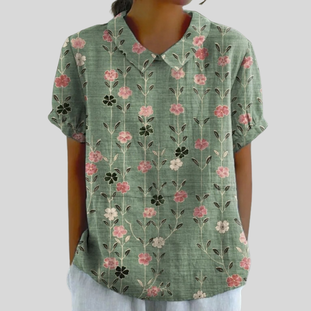 Top Floreale Confort Elegante