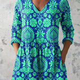 Beatrix | Blusa lunga con scollatura a V