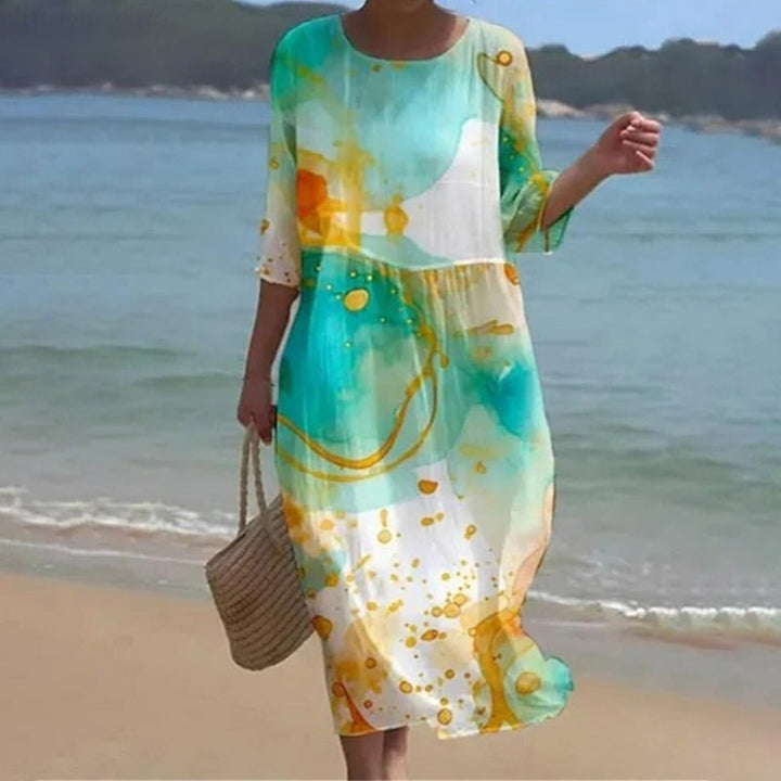 Keely | Abito Fiore di Tramonto