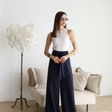 ARIANE – PANTALONI LARGHI IN LINO PER DONNE