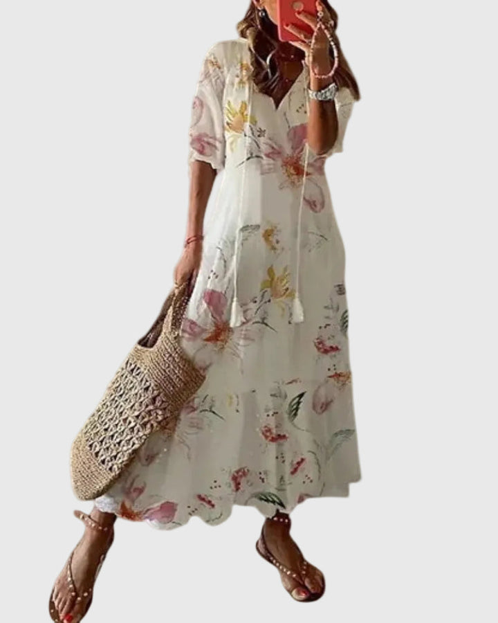 Amalia | Abito Maxi Vintage Bohemien Estivo