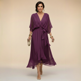 Sarah | Abito Chiffon Scollo V