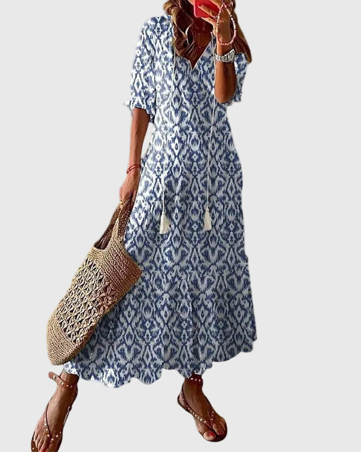 Amalia | Abito Maxi Vintage Bohemien Estivo