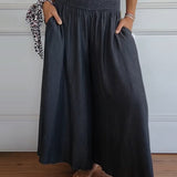 Jasper | Pantaloni a Vita Alta Smock