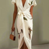 Judy | Abito Satin Bianco