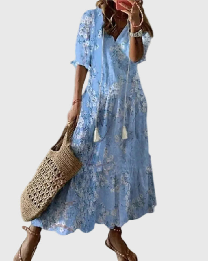 Amalia | Abito Maxi Vintage Bohemien Estivo