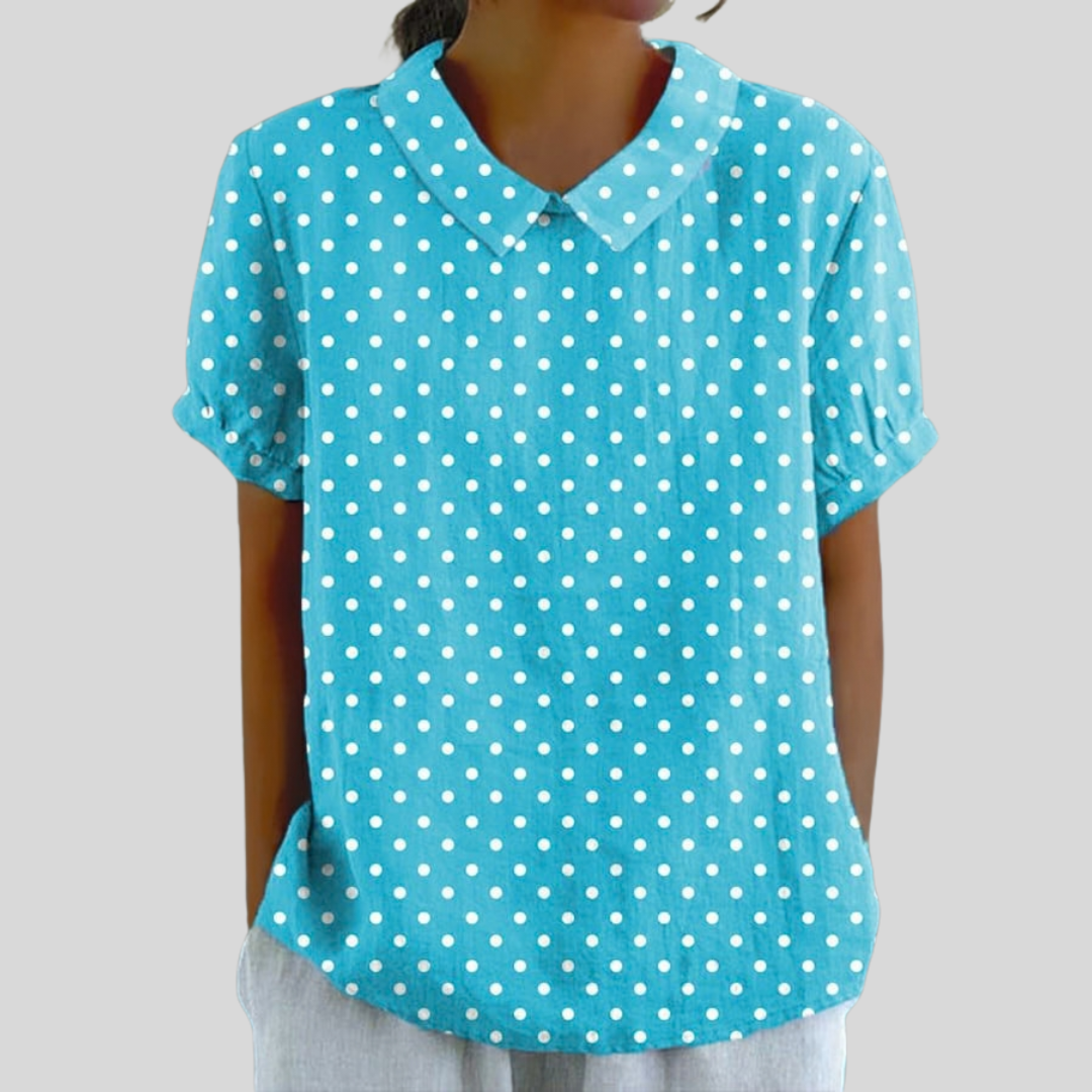 Top Floreale Confortevole Elegante