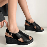 Baylie - Sandales Stylées Métalliques