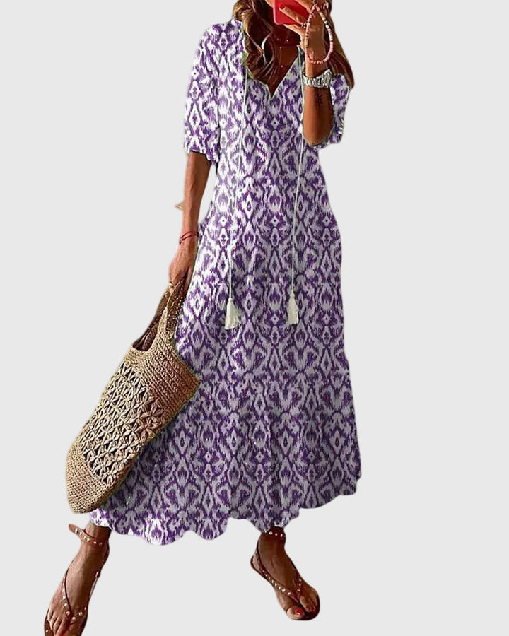 Amalia | Abito Maxi Vintage Bohemien Estivo
