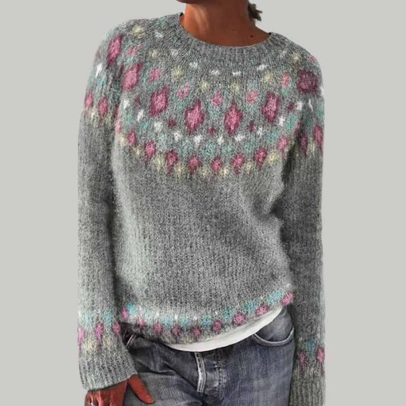 Candace | Maglione in Maglia con Motivo