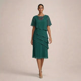 Mara™ | Abito Elegante con Volant e Fit Flattering