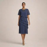 Mara™ | Abito Elegante con Volant e Fit Flattering