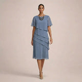 Mara™ | Abito Elegante con Volant e Fit Flattering