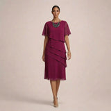 Mara™ | Abito Elegante con Volant e Fit Flattering