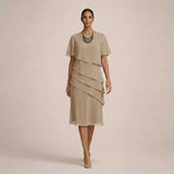 Mara™ | Abito Elegante con Volant e Fit Flattering