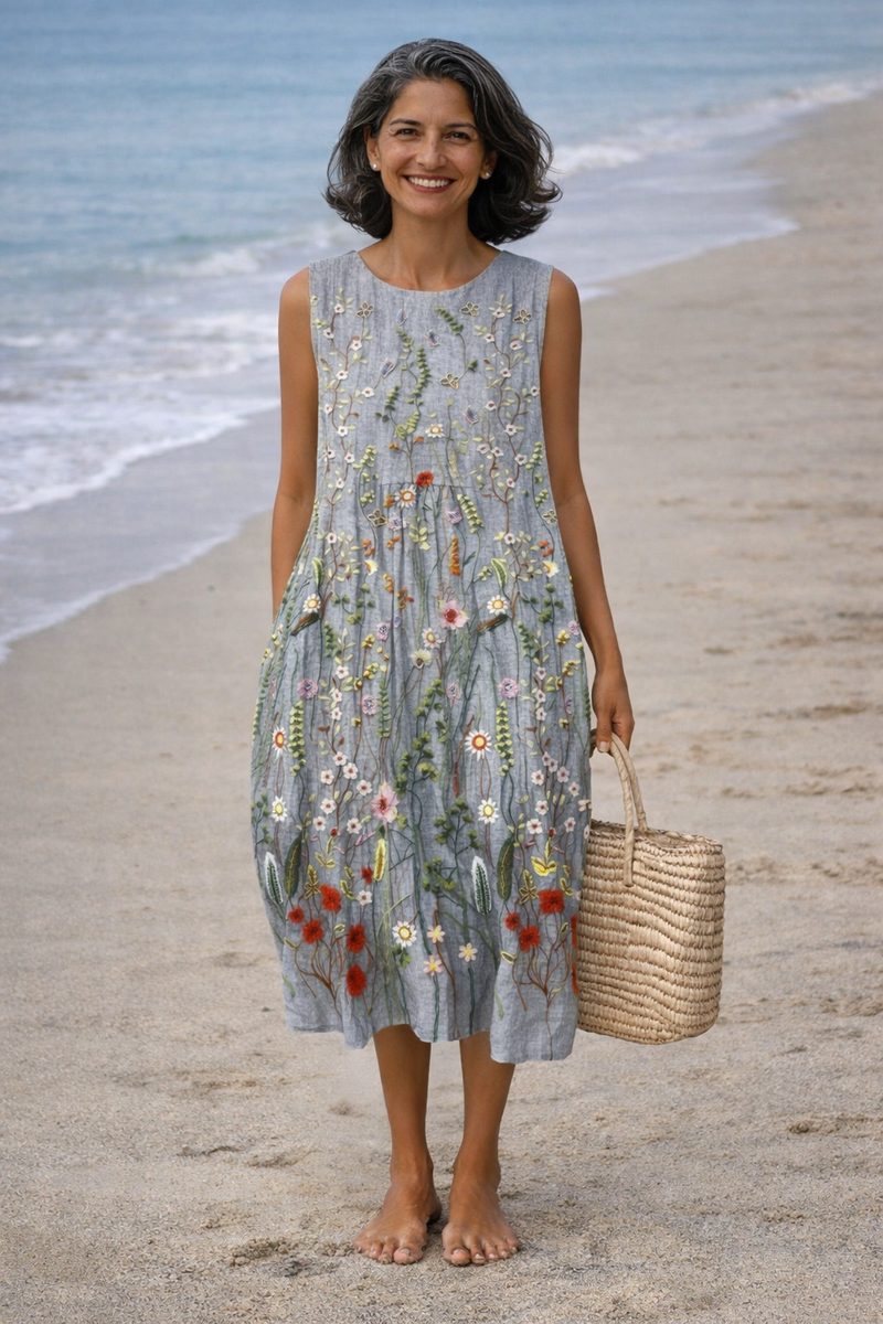 Cara | Abito Midi Floreale