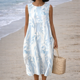 Joy | Abito Midi Foglie