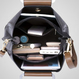 Anna | Borsa in Pelle Bi-Colore Elegante