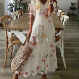 Élodie™ | Maxi Abito Floreale Elegante