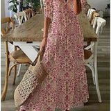 Élodie™ | Maxi Abito Floreale Elegante