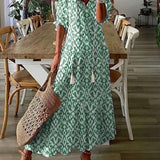 Élodie™ | Maxi Abito Floreale Elegante