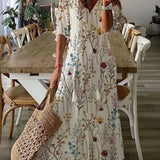 Élodie™ | Maxi Abito Floreale Elegante