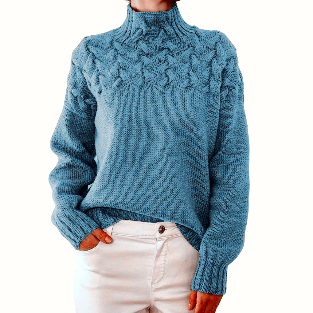 Elena | Maglione Collo Alto Caldo