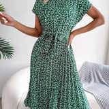 Taryn™  | Leggero Abito Vintage con Motivo Floreale
