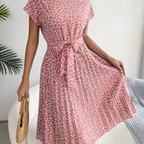 Taryn™  | Leggero Abito Vintage con Motivo Floreale