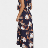 Lisa | Abito Maxi Halter Floreale