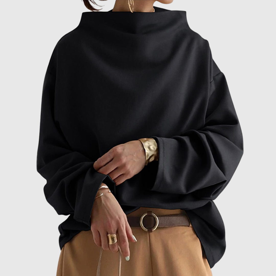 Lisa | Top casual con collo alto