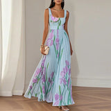 Alessia™ | Abito Maxi Plissettato