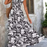 Lorena | Maxi Abito Barocco con Scollo a V